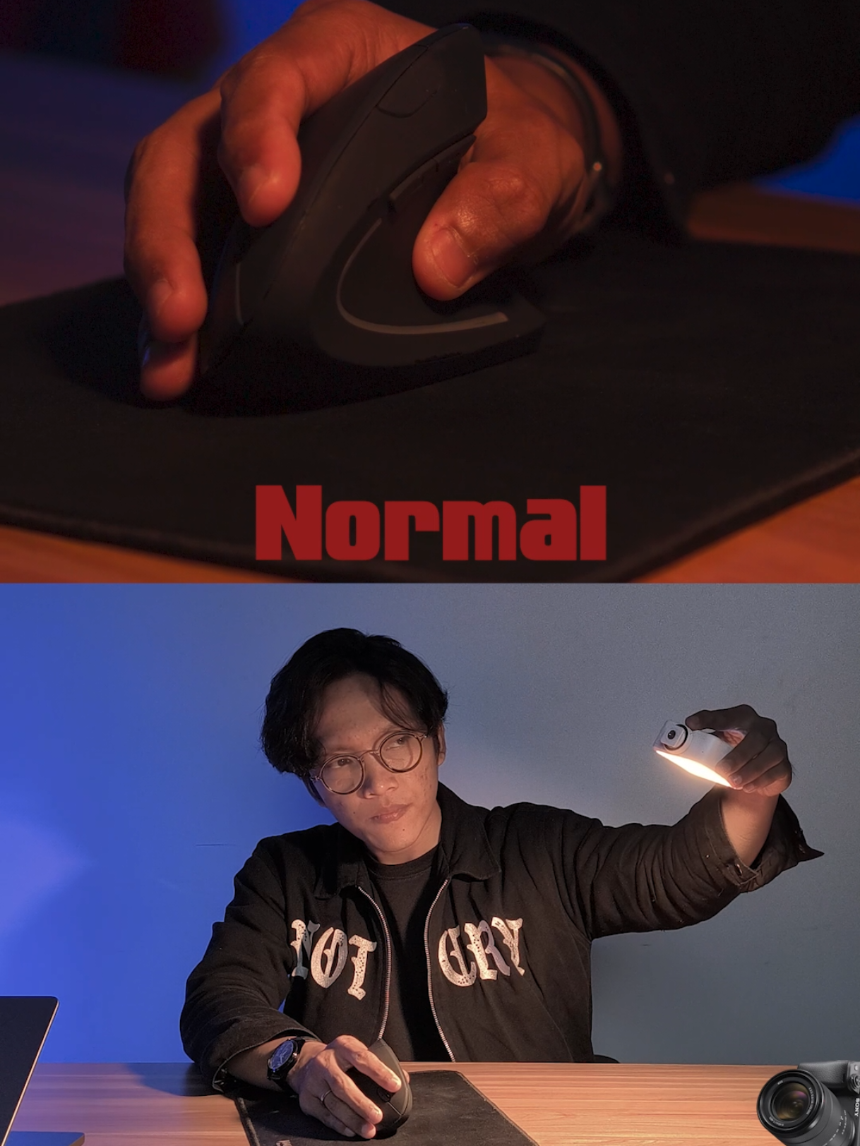 Cinematic Shot 🔥🎥 Shot menggunkan mouse.  posisikan lighting menghadap ke arah kamera dan arahkan ke area yang lebih gelap. #cinematic #filmmaking #cinema #cinematographer #film #filmmaker #cinematicshots #learnfilmmaking #cinematography #contentcreation #learncameras #containtcreator #sonyalpha #cinematicvideo #bts #behindthescenes #cinematics #lighting #lightingsetup #lightingtips #cinematiclighting 