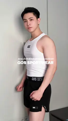 Áo ba lỗ phom ôm mở ra nhà Gos nè nên lấy lên 1 size nha  #namduong #ottd #gym #Fitness #gos #gossportwear 