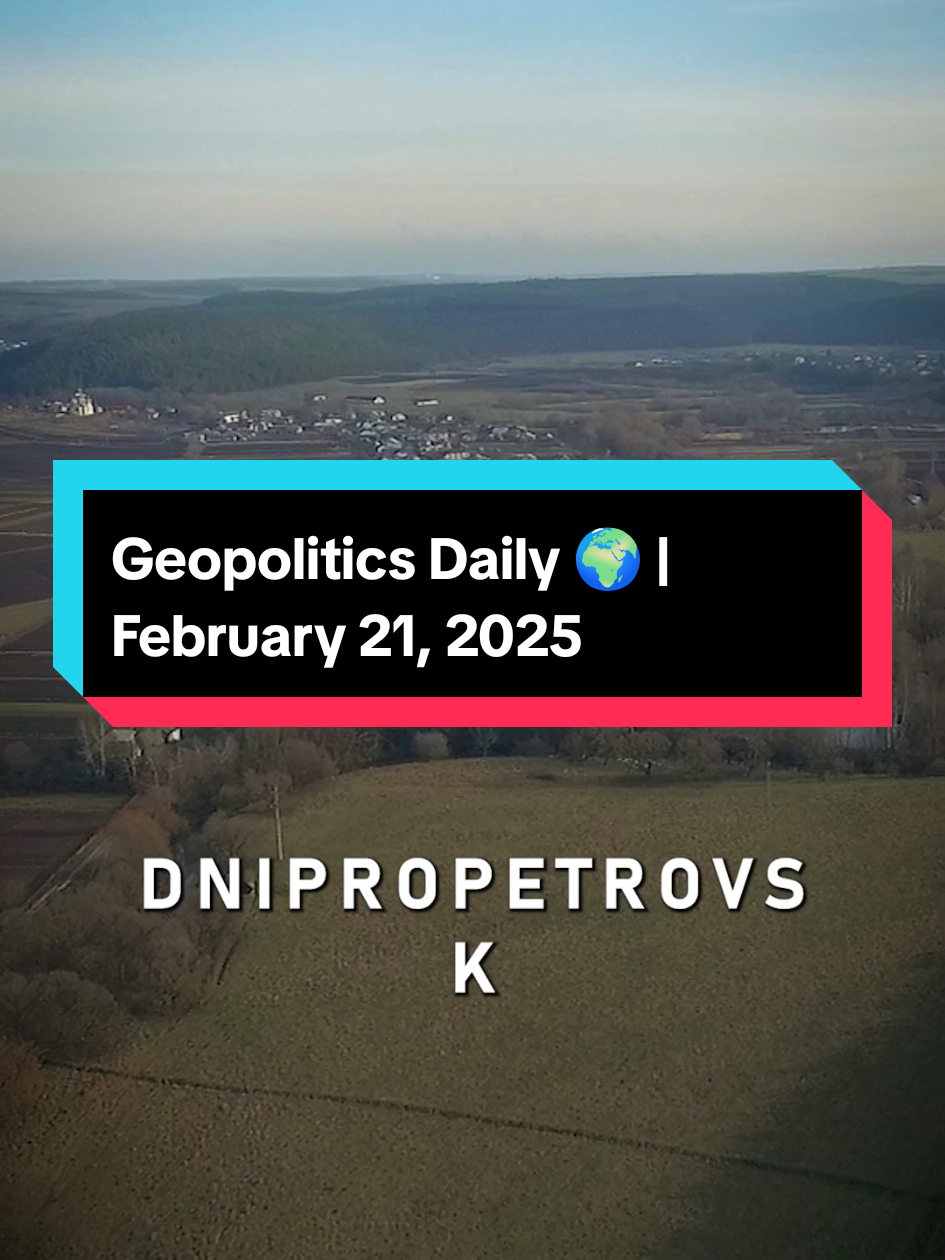 Geopolitics Daily 🌍 Here’s the last 24 hours in geopolitics.  Chinese warships conducted a military exercise in the Tasman Sea, between Australia and New Zealand, prompting flight diversions after Beijing warned of potential live-fire drills. Arab leaders met in Saudi Arabia to discuss countering Donald Trump’s proposal for U.S. control of Gaza and the relocation of its population, with Egypt expected to present an alternative reconstruction plan, though challenges remain over governance and funding. The U.S. has urged Ukraine to stop criticizing Donald Trump and agree to a $500 billion deal handing over half of Ukraine’s mineral wealth, with officials linking the agreement to continued American support.  China expressed support for President Trump’s efforts to negotiate a Ukraine peace deal with Russia at the G20 meeting in South Africa, while U.S. allies backed Ukrainian President Volodymyr Zelenskyy, amid concerns that Trump’s approach has sidelined Kyiv. Russia announced the capture of two villages in Ukraine’s Donetsk region, advancing closer to Dnipropetrovsk, as its forces continue steady territorial gains amid U.S.-Russia peace talks. 📅 February 21, 2025