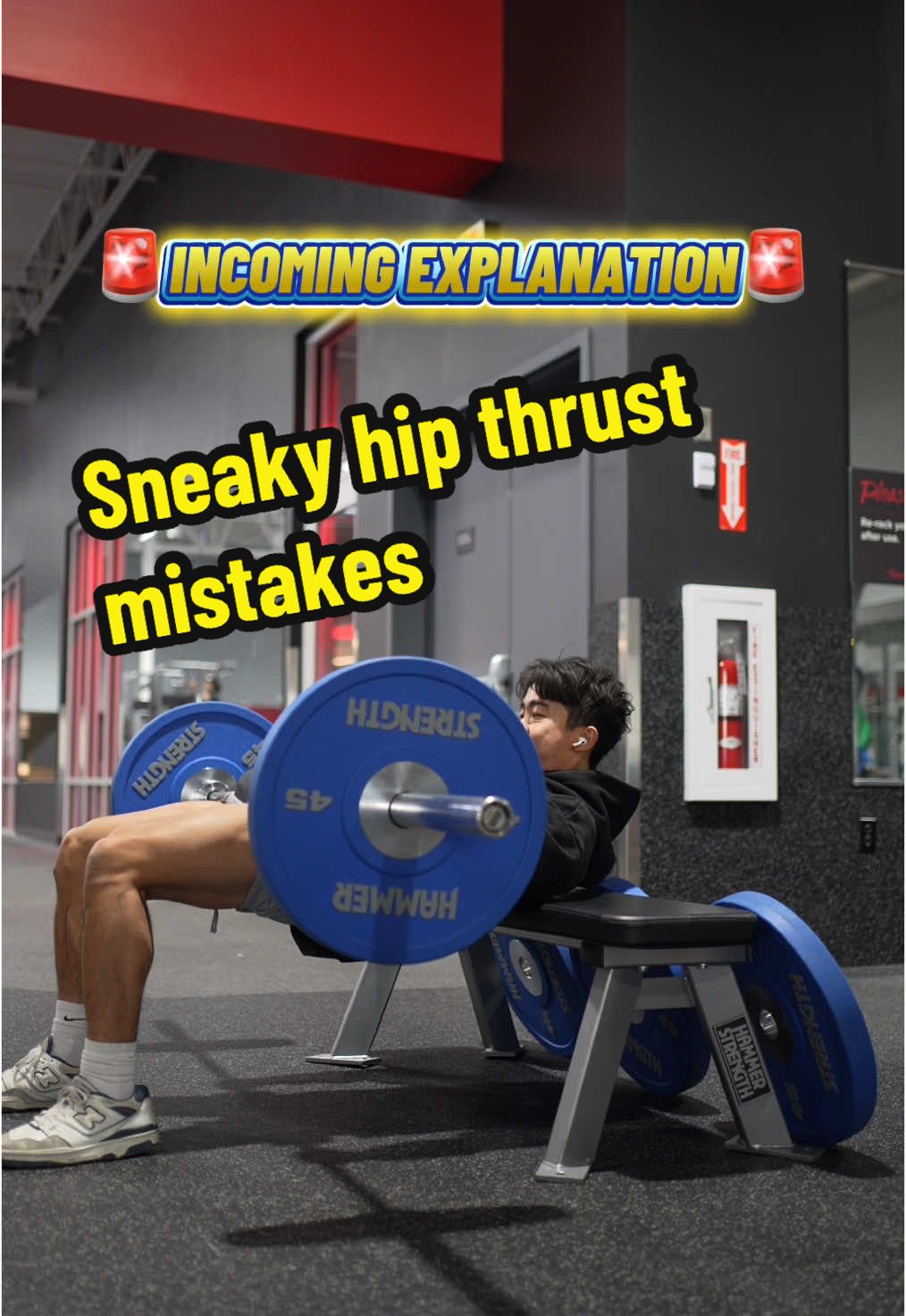 You wanted an explanation on the most sneaky hip thrust mistake and how to avoid. #fyp #Fitness #gym #bodybuilding #TikTokTaughtMe 