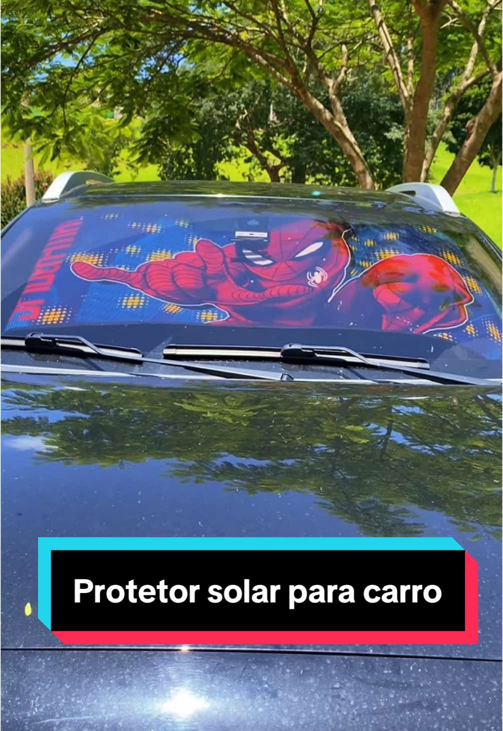 O sol desse verão não tá brincando! ??🔥 Com o tapa-sol de para-brisa, seu carro fica fresco e a criançada adora o design do Homem-Aranha.Já o blackout protege seus pequenos dos raios solares durante o passeio Precisou? #TemNoMagalu! 💙✨ Código: chg78f1kb7 #tapasol #viagem #acessoriosparacarro #utilidades #carsunshade #LuDoMagalu #Magalu