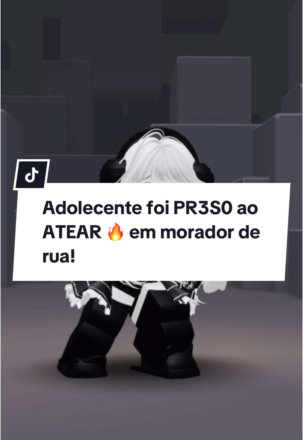 Caso do Legitt do discord que ateou 🔥 em mendigo foi pego pela polícia! #roblox #paneleiro #acamiu 