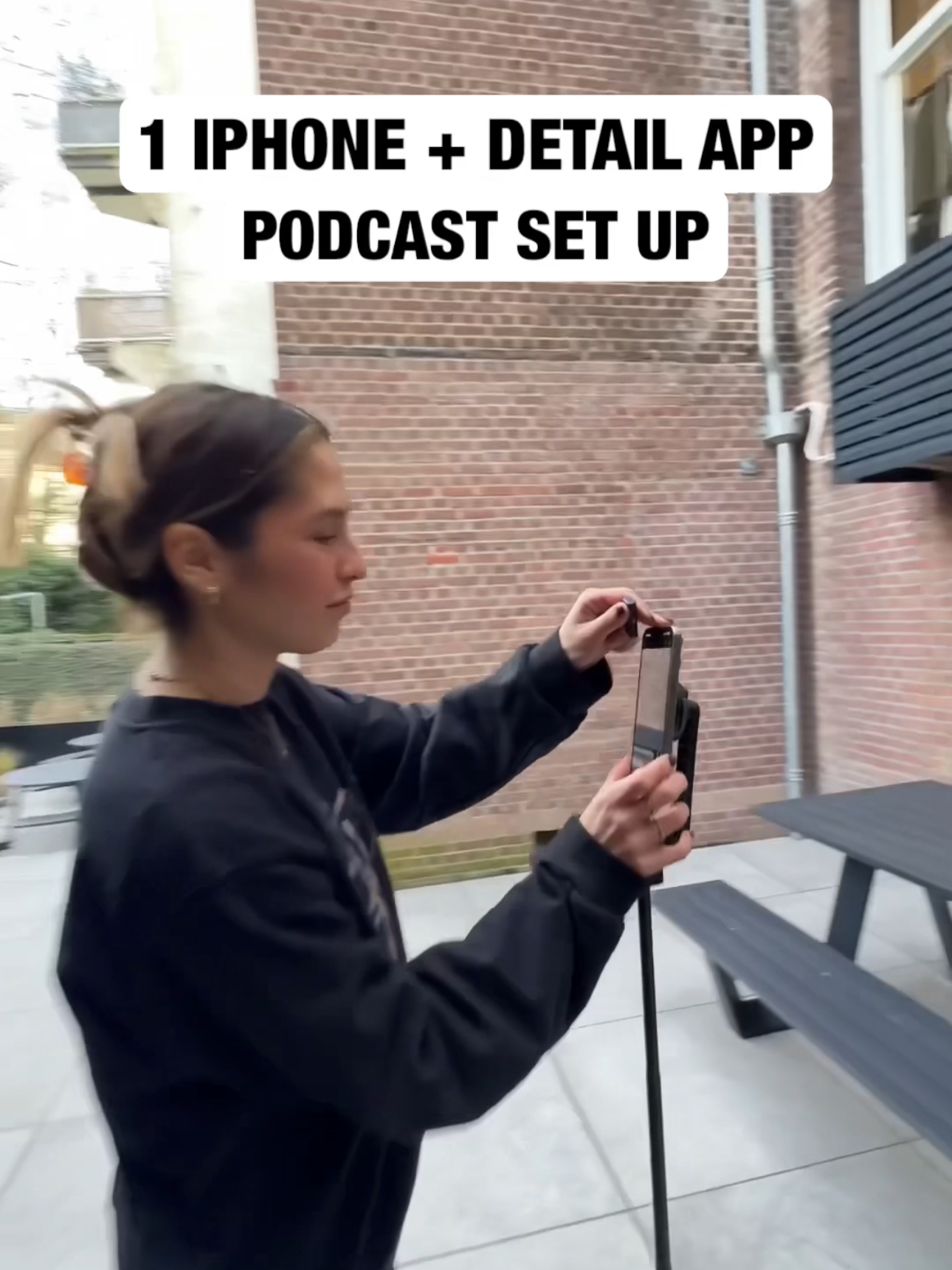 Auto edit beginners podcast tutorial on your iPhone #videocreator #iphone #editinghacks #podcastclips