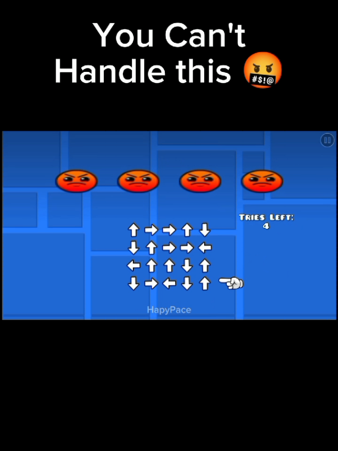 You Can't Handle this 🤬 #gd #gdmemes #geometrydashmemes #geometrydash 