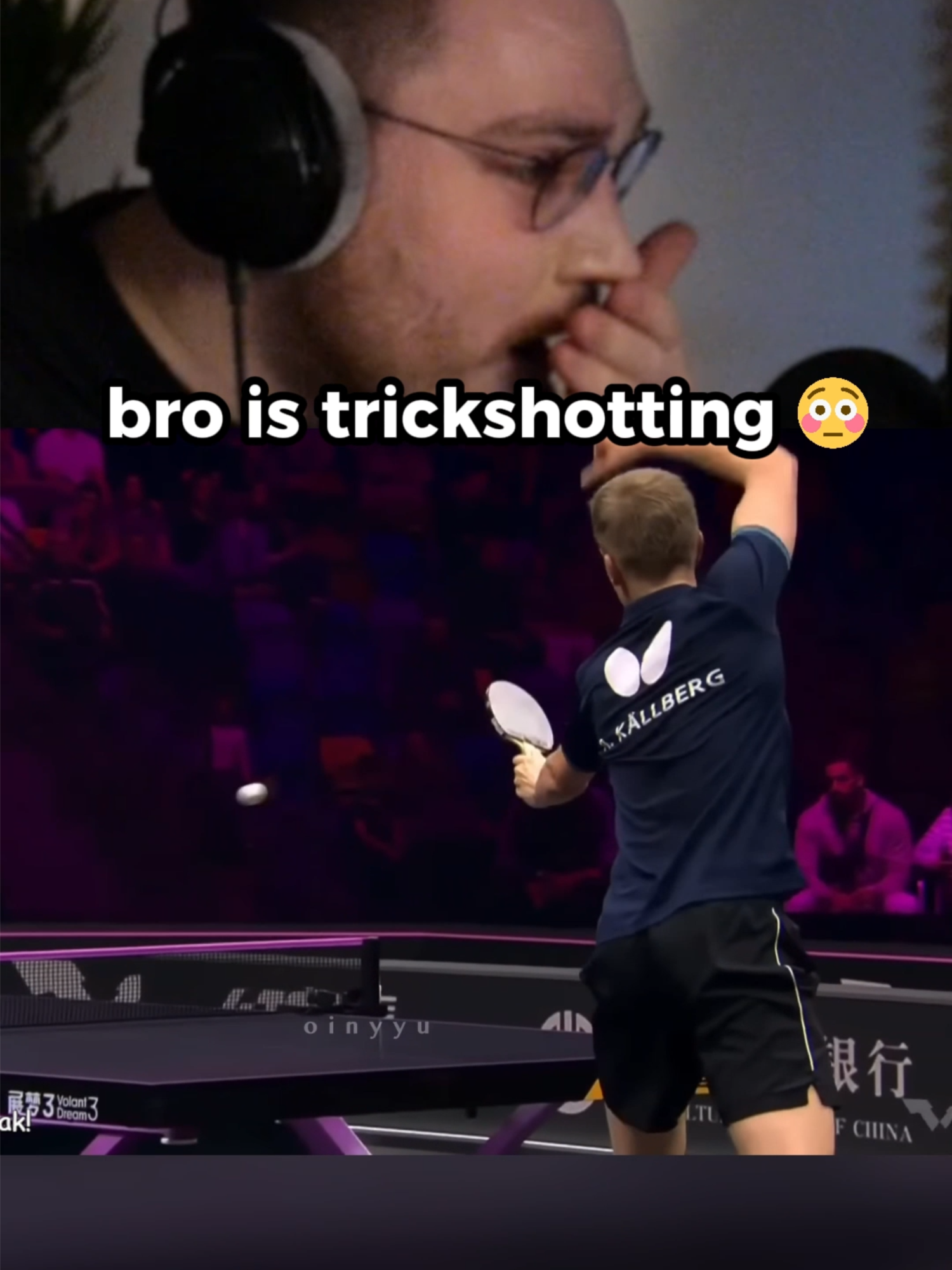 most insane table tennis move