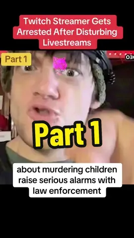 Twitch Streamer Gets Arrested After Disturbing Livestreams pt1#cops #copsoftiktok #police #crime #arrested #bodycam #fyp #viral_video 