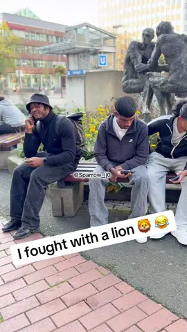 Was fighting with a lion 🦁😂😂 #foruyou #funny #viral #trendingsound #prankvideo #foryoupagе #foryou #lagostiktok #fun #viral_video #funnytiktok #comedy #fortnite #nigeriatiktok🇳🇬🇳🇬🇳🇬 #tredding #trendingsound #viralsoundtiktok #foryour #fyp 
