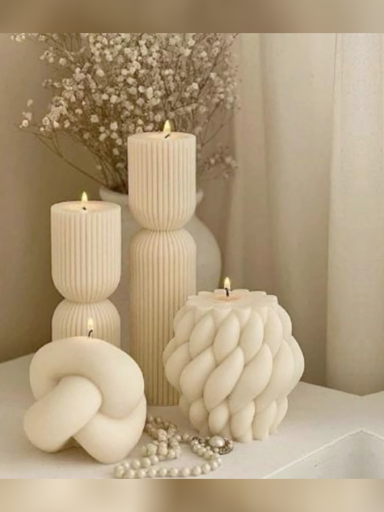 Beautiful ✨️🕯🤍 #candle #candles #candlesoftiktok #Home #neutralaesthetic #aestheticvideos #decor #homedecor #interiordesign #elegant #bedroom #luxury 