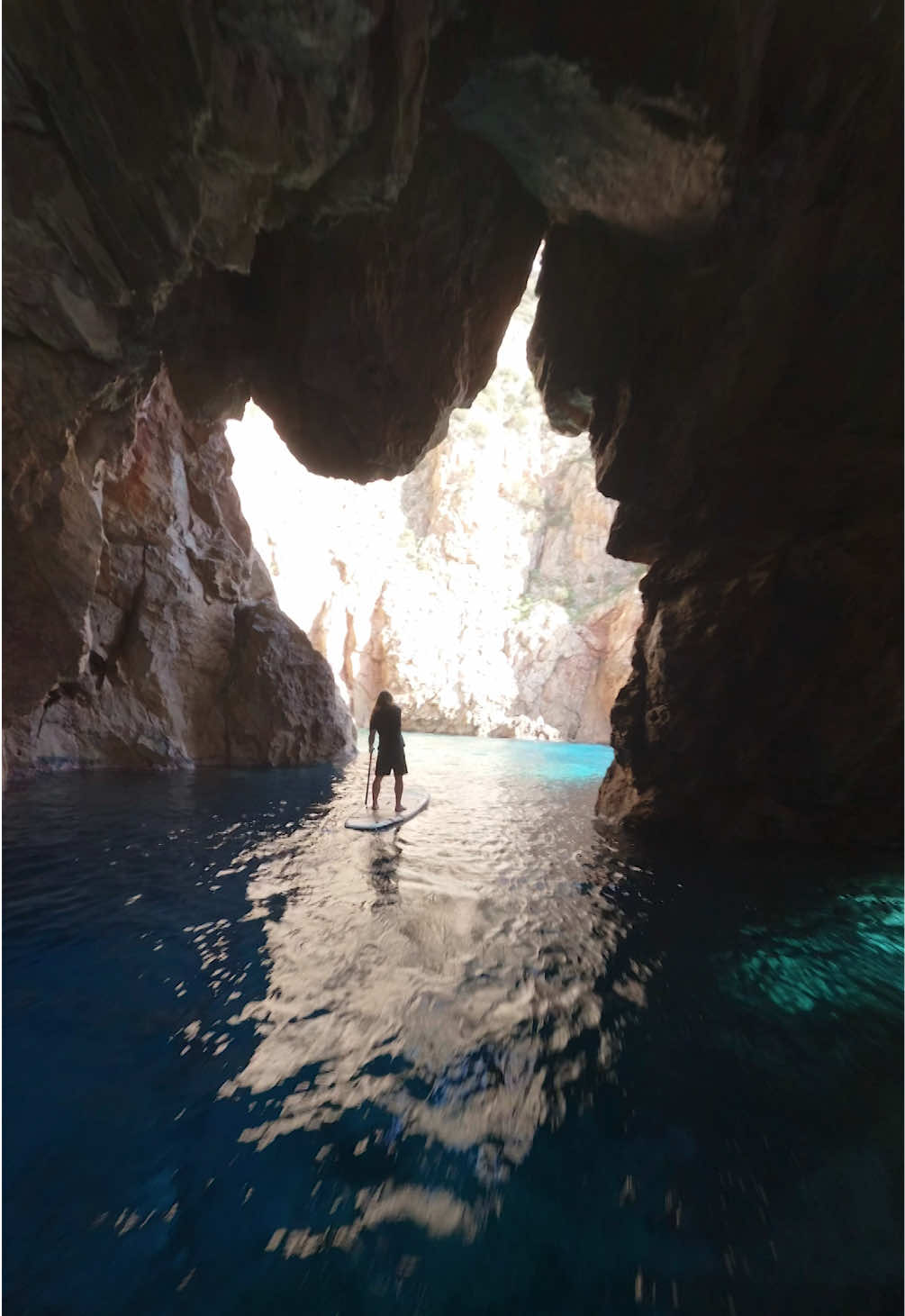 Hidden cave in Sardinia ☀️