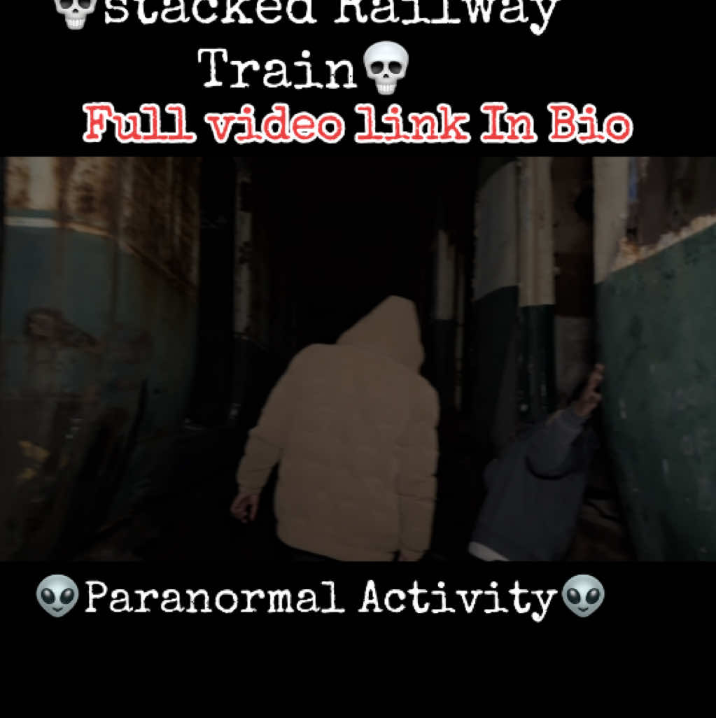 Paranormal activity 👽Centuries ago railway station stuck due to ghost💀#horrortok #khoofNakManzar #viral_video #horrorstory #horor #horrorstories #night #horrormovies 