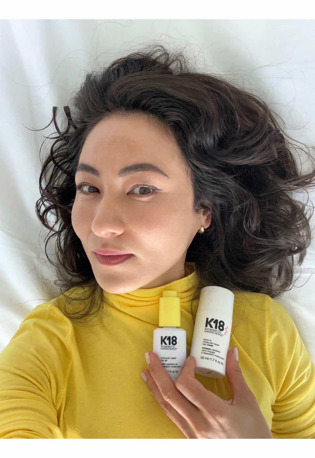 I’m super excited to share with more amazing products that use for my hair.  I don’t dye my hair and don’t do any special treatments, but l use heating tools and l want to make sure my hair doesn’t get dull, dry and damaged.  Since l discovered @k18hair  l don’t have to worry anymore!  What l use regularly:  💛Molecular repair hair oil - weightless oil works on all hair types to strengthen, repair damage, reduce frizz at two levels of the hair fiber, and improve shine.   💛 Leave-in molecular repair hair mask- a treatment mask that works on the molecular level to reverse hair damage in just 4 minutes. The K18PEPTIDE™ is clinically proven to repair damage from bleach + color, chemical services and heat* – with immediate and lasting results to restore strength, softness, smoothness and bounce to hair. Thank you @k18hair for my healthy great looking hair 🫶💕 #k18hair #k18results #hairtutorial #hair #haireducation #besthaircuts #hairoil #hairmask #leaveinconditioner #CurlyHairCare #NaturalHairJourney #StraightHairGoals #WavyHair #ThickHair #FineHairCare #CoilyHair #ProtectiveStyles #GoodHairDay #HairLove #HairCareRoutineCheck #SelfCareSunday #HaircareAddict #HealthyHairJourney #LongHairDontCare #ScalpHealth #GlossyHair #HairCareOverload @K18 Hair 