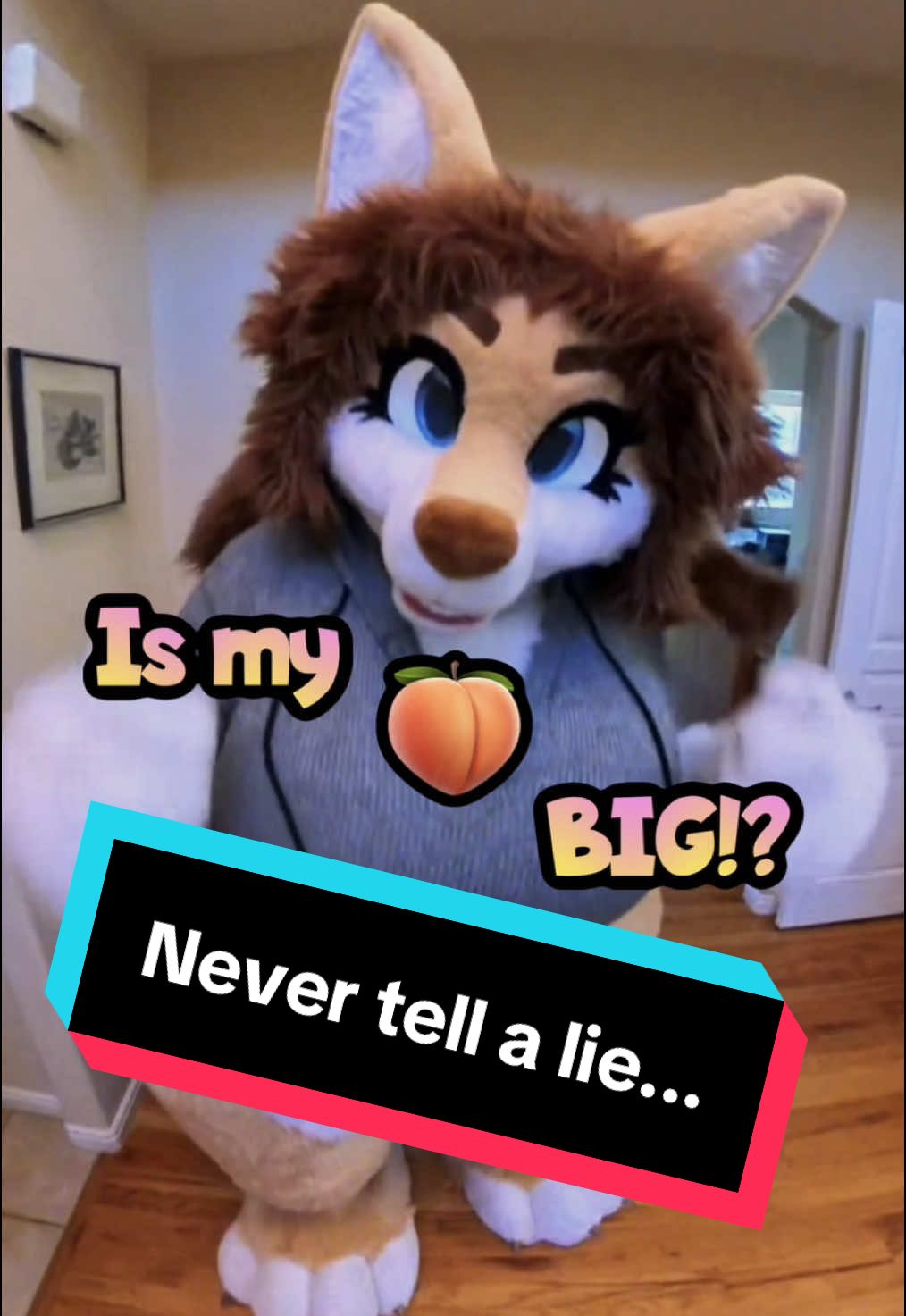 Rule of Paw: It's never a good idea to lie to a Kitsune's face. . . #fursuitfriday #furry #fursona #fursuit #fursuiter #kitsune #originalcharacter #fluffy #cute #positivity #funny #fursuitersoftiktok #furrytiktok 