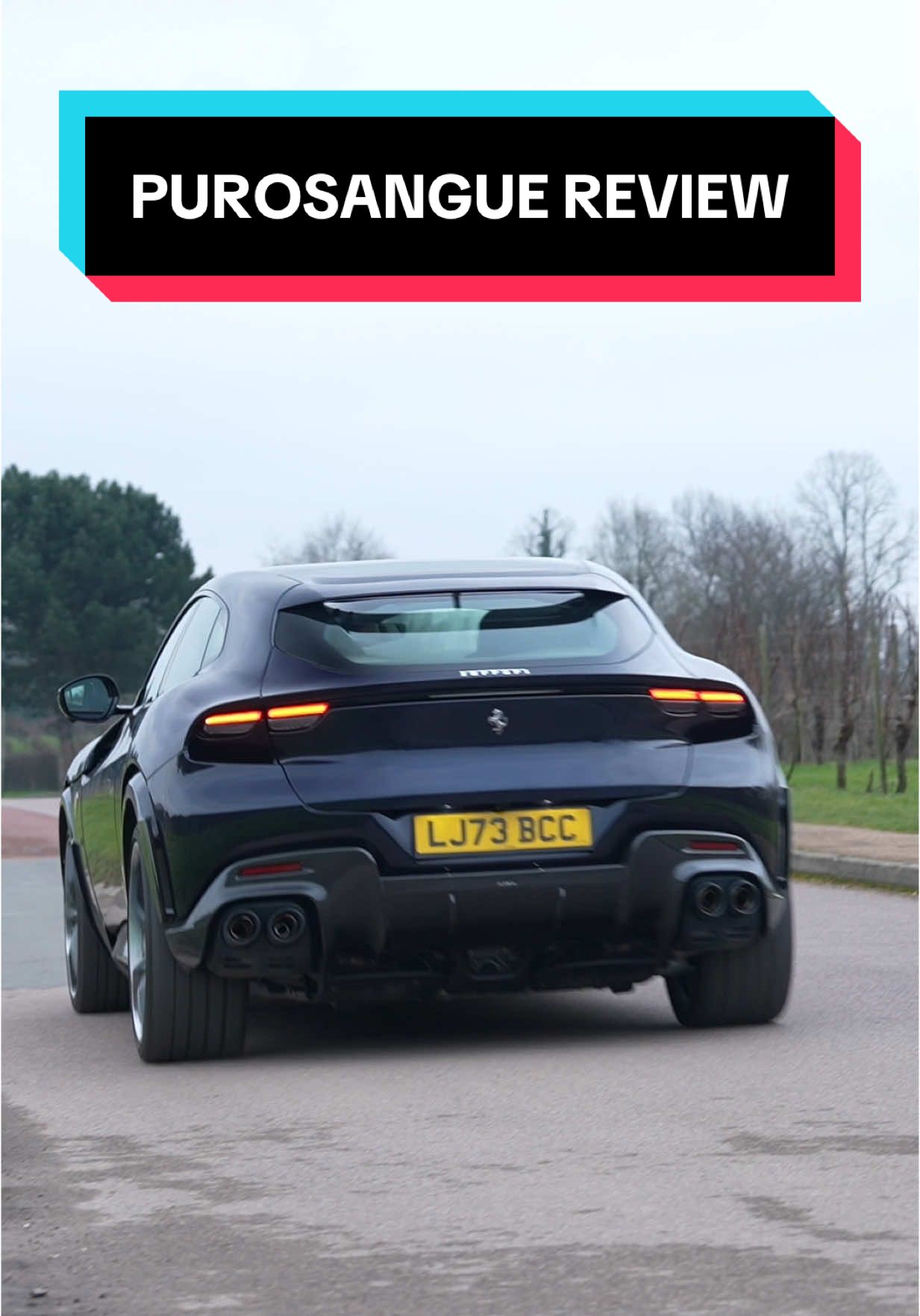 Check out the FULL Purosangue Review video on my tube.  #CapCut 