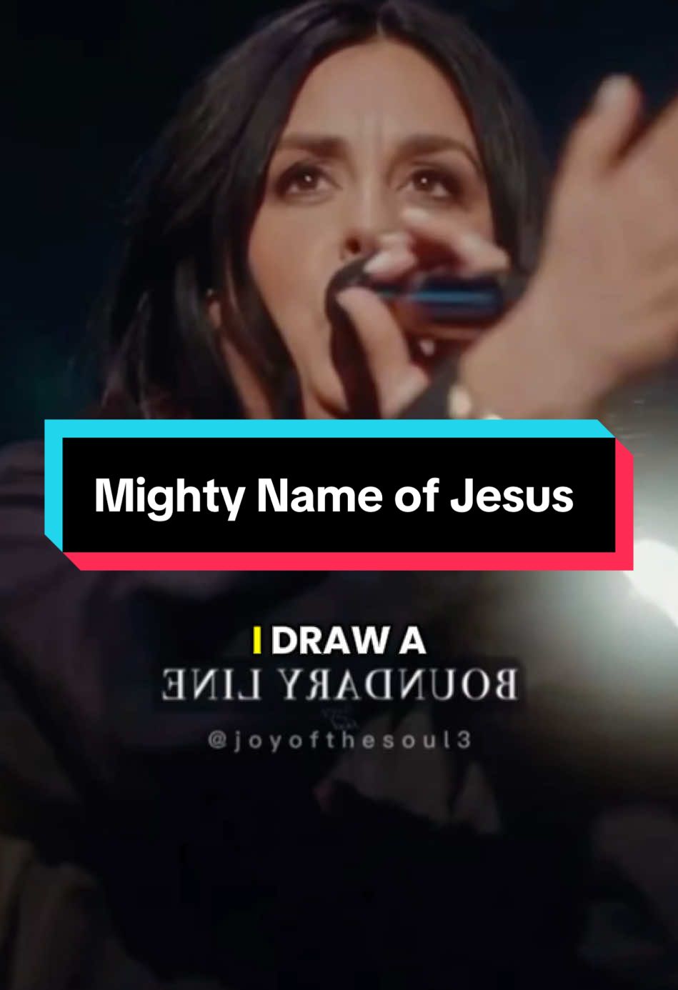 I draw a permanent boundary life … #mightynameofjesus #jesus #worshipmusic #fyp 