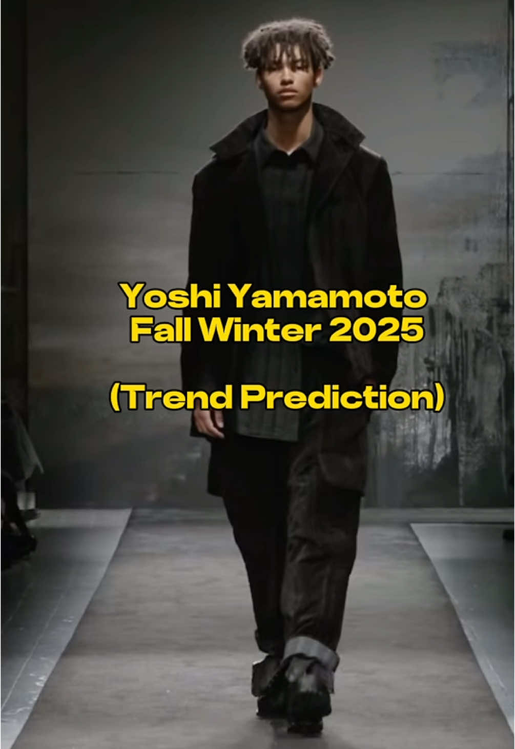 Yoshi Yamamoto  Fall Winter 2025 (Trend Prediction)  #mensfashion2025 #yoshiyamamoto #mensfashiontrend 