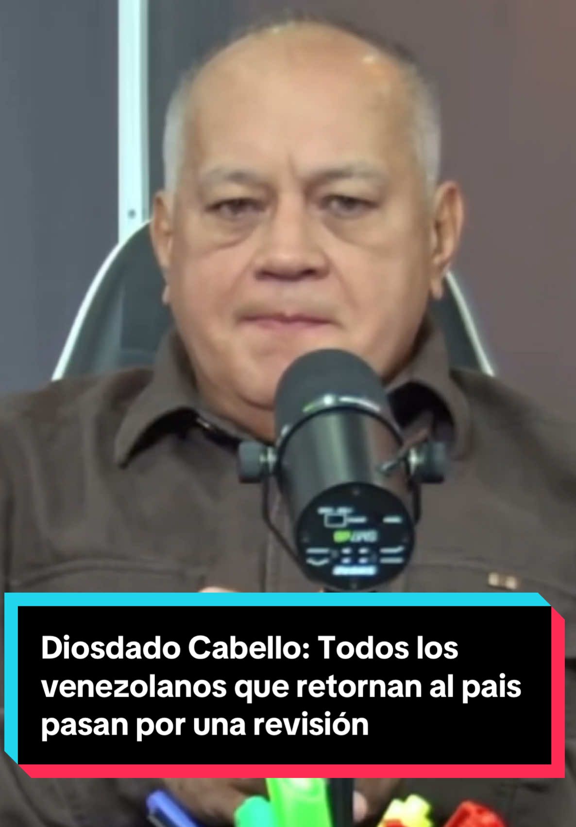 Capitán @Diosdado Cabello Rondón todos los venezolanos que retornan pasan por un procedimiento #venezuela #diosdadocabello #justicia #paz 