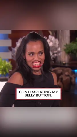 Kerry Washington is a class act... even when she's drooling. #theellenshow #kerrywashington #speakout #game #throwback 