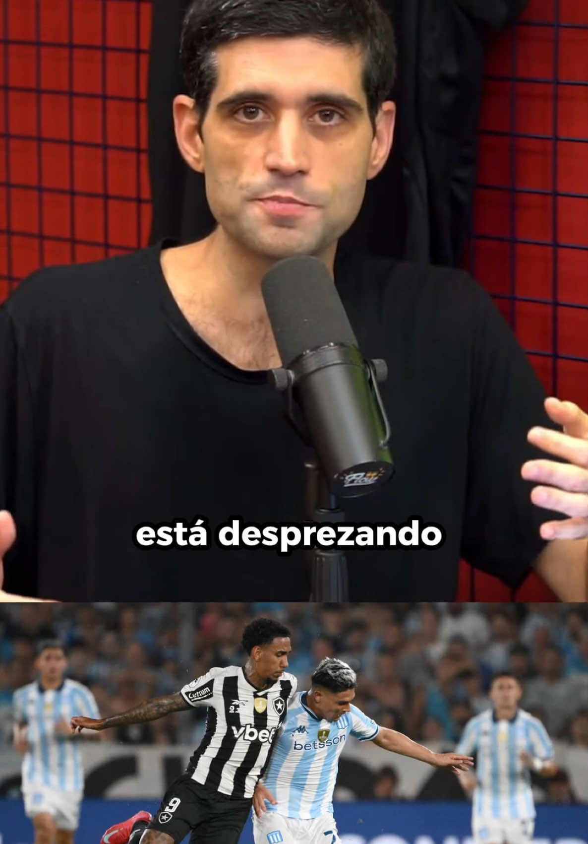 O BOTAFOGUENSE está sendo HUMILHADO? #botafogo #racing #recopa 