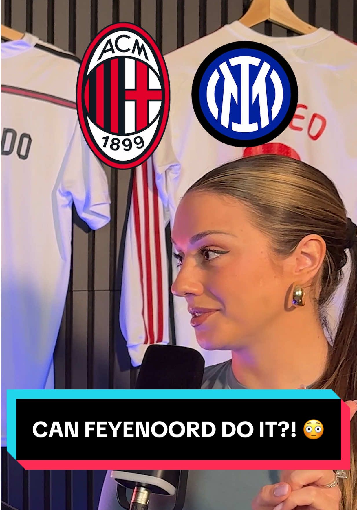 Can Feyenoord take down BOTH Milan teams in the Champions League?! 😳 As an AC Milan fan, I’d love to see Inter get humbled by them too 🤣 #feyenoord #feyenoordrotterdam #inter #intermilan #championsleague 