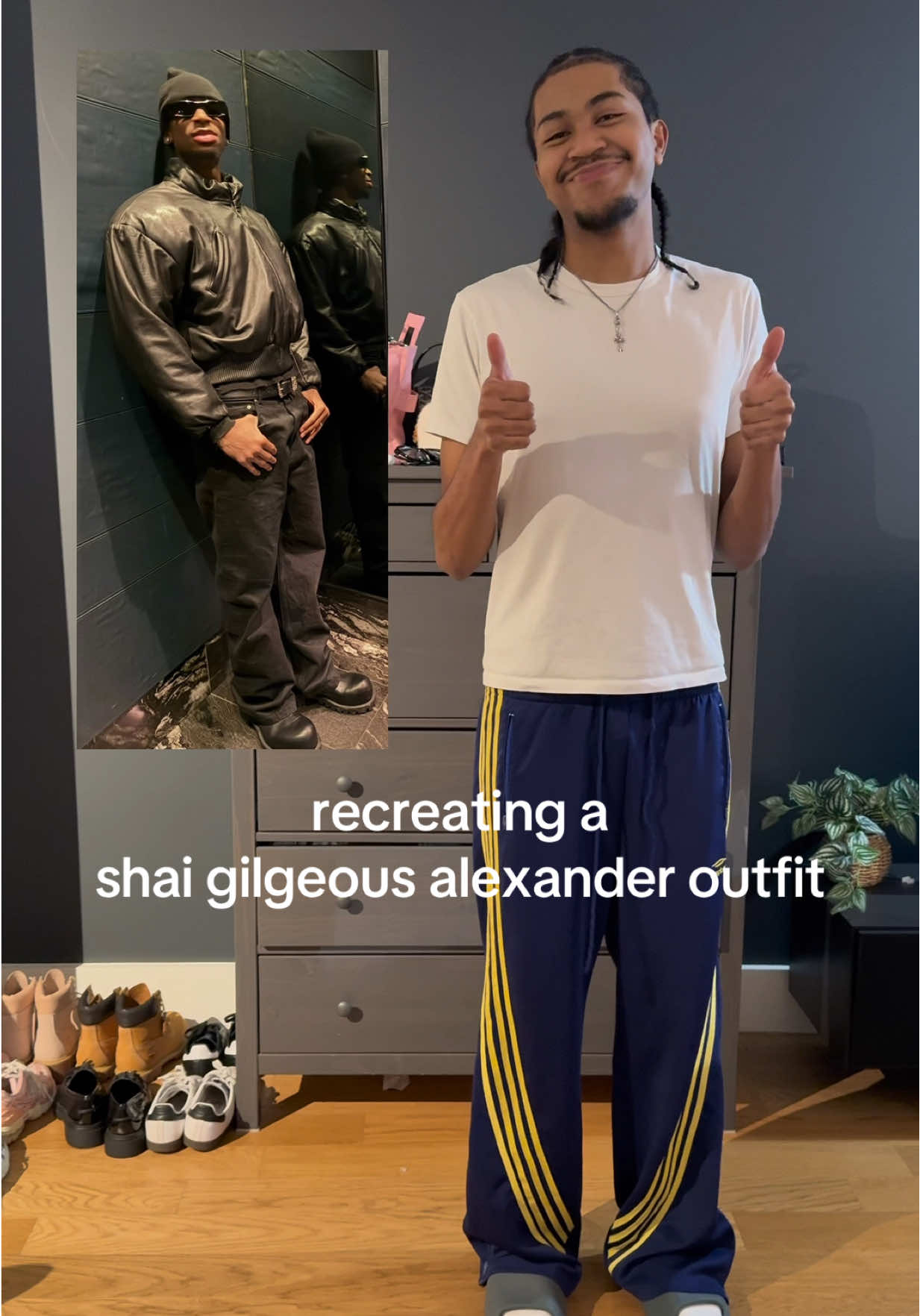 is this aura ??? #fashion #fyp #streetwear #outfitinspo #outfit #OOTD #grwm #fashiontiktok #sha #shaigilgeousalexander #sga @Shai Gilgeous-Alexander 