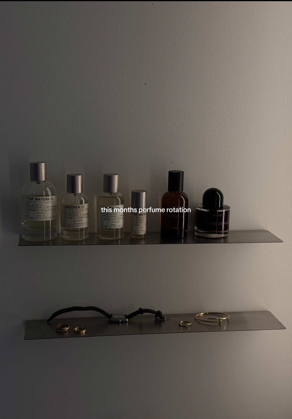 perfume rotation <3 #perfumecollection #perfumetok #lelabo #byredo #aesop #mensstyle #fragrancetiktok 