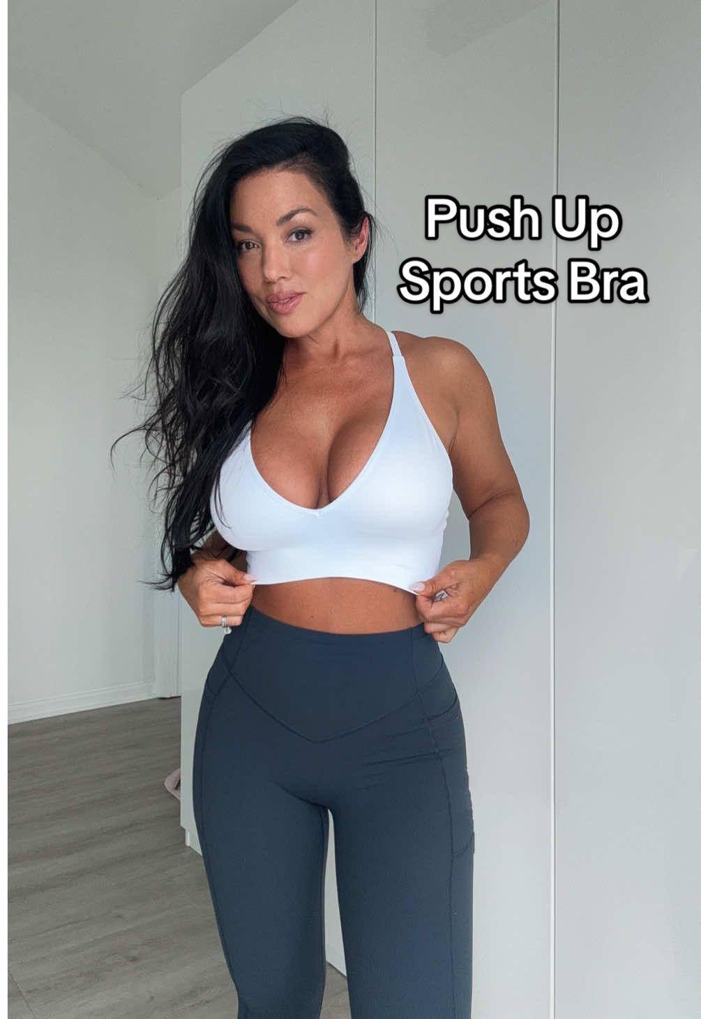 Omg!!!! Run proof bra! 🏃🏻‍♀️😂🤭 #pushupbra #bratop #pushupbras #sportsbra 