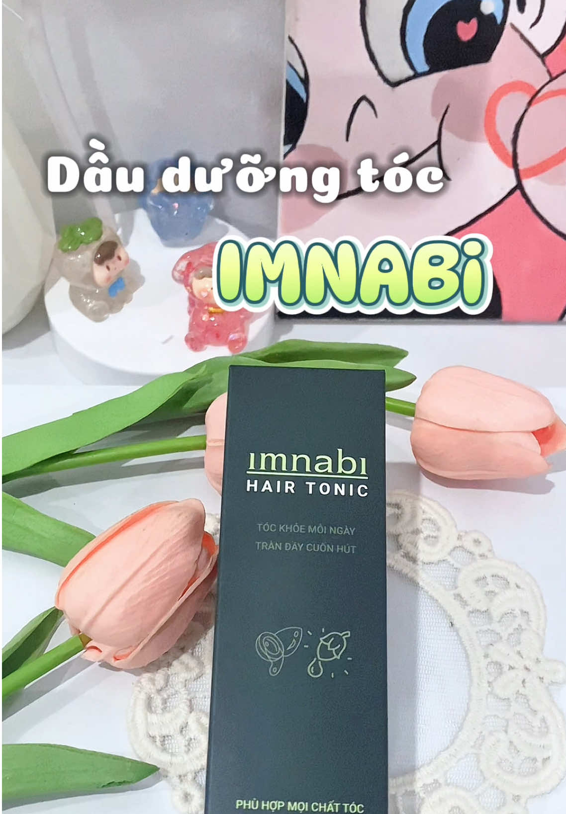 Dùng mỗi ngày để tóc khoẻ đẹp hơn nè #imnabi #hairtonic #duongtoc #dauduongtoc #chamsoctoc 