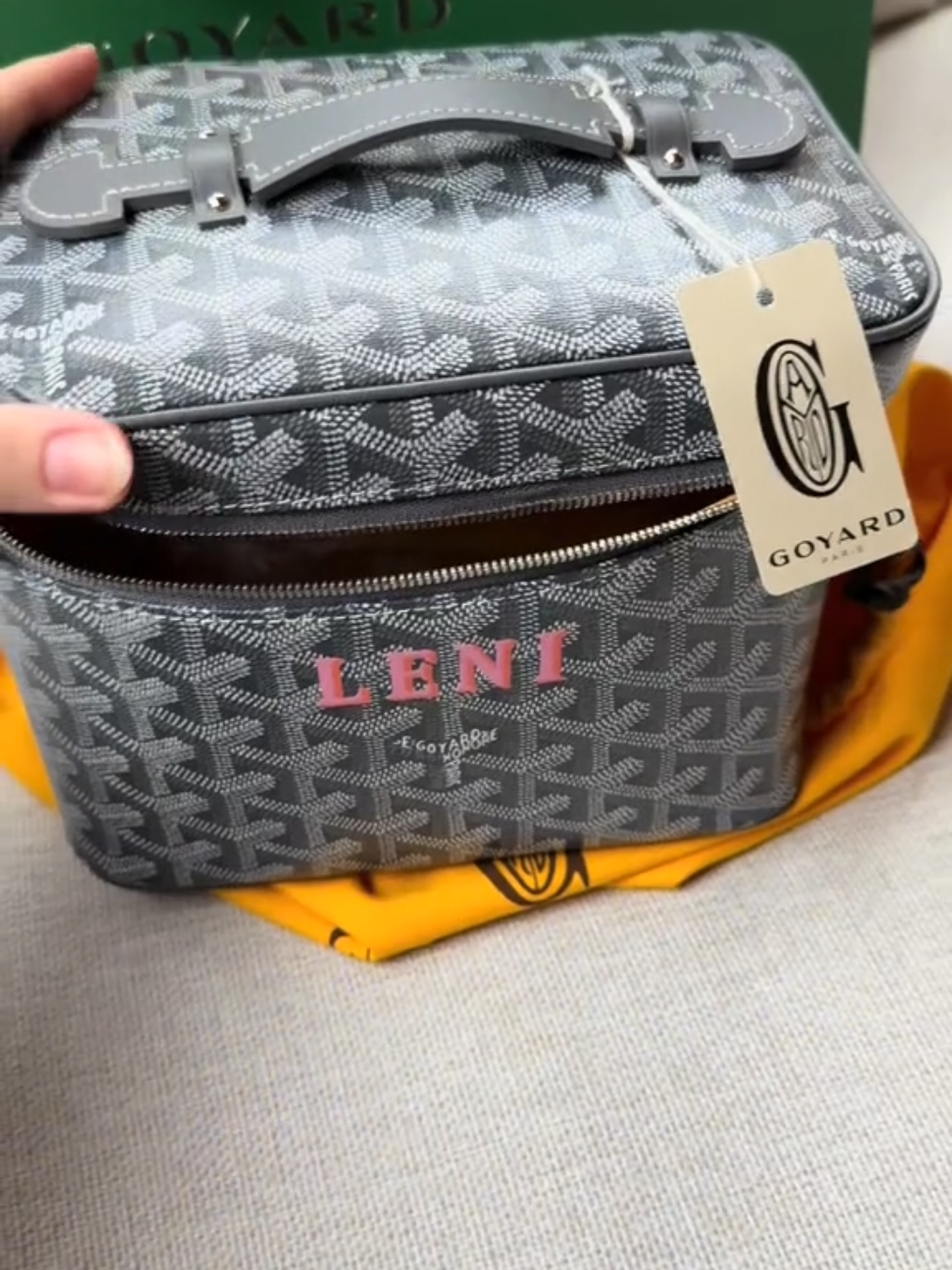 Goyard vanity  Bag #unboxing#unbox#unboxingvideo#dh8finds#fallfinds #fashionfinds #afordable #luxury 