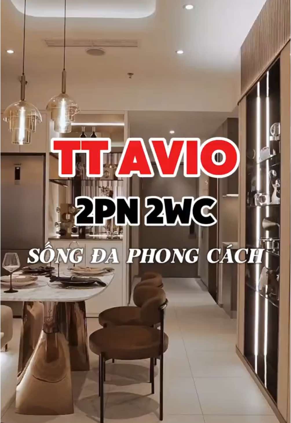 Căn hộ mẫu 2PN 2WC tại dự án TT AVIO #batdongsan #canhogiare #ttavio #canhottavio 