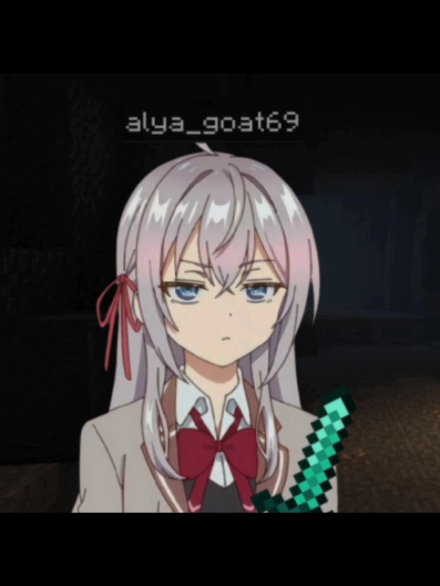 what did I just make 💔 #fyp #alya #kita #drake #Minecraft #anime #ai 