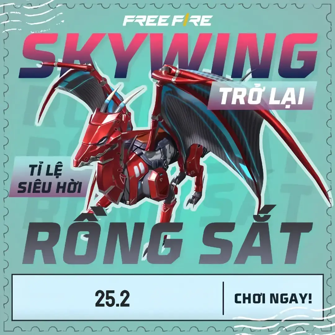 Skywing rồng sắt trở lại 25.02 #xuhuong #ff_lover #viralvideo #viral #ff #freefire #shiyon4 