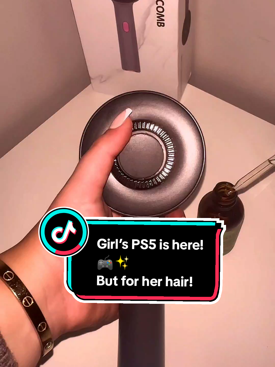 🎮 Guys have their PS5? Well, girls have their own! 😉✨  This electric massager + oil applicator + red light therapy is exactly what you need for a pro haircare routine!   ✅ Oil treatment without the mess! ✅ Scalp massage like a professional hair stylist! ✅ Red light therapy to strengthen hair follicles and boost growth! 💆‍♀️ Now tell me, who’s the real winner? Us with our healthy, shiny hair or them with their controllers? 😏🔥 #HairCareGameStrong #GirlsPS5 #ScalpMassageMagic #HealthyHairJourney #LuxuryHairCare#HairGrowthGoal #NoMoreMessyOil#redlighttherapy #oiltherapy #hairgrowth #ledtherapy #Haircare #HairCareMadeEasy 