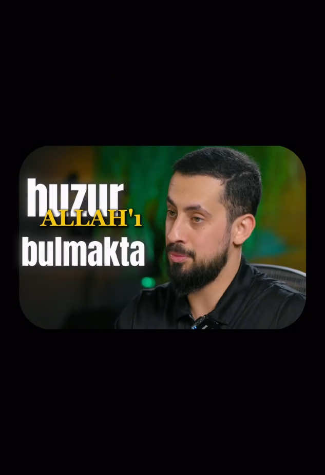 Huzur Allah’ı bulmakta… #mehmetyıldız #hayalhanem #islam #motive 