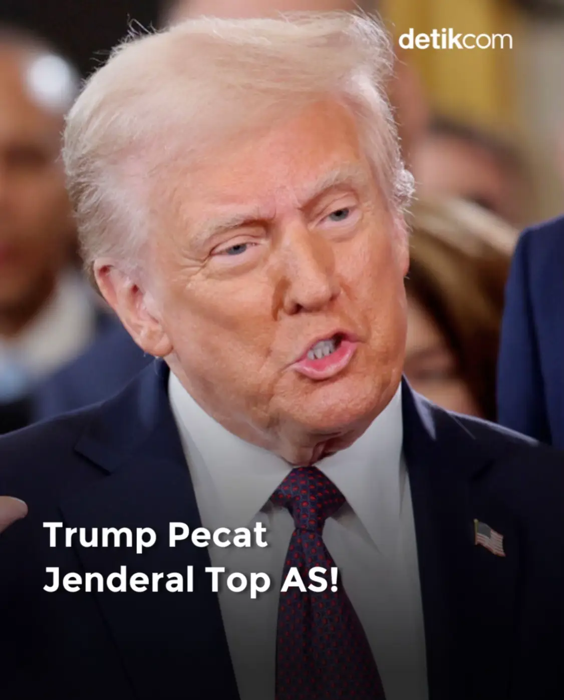 Presiden Amerika Serikat Donald Trump memecat jenderal top militer AS, Jenderal Charles 