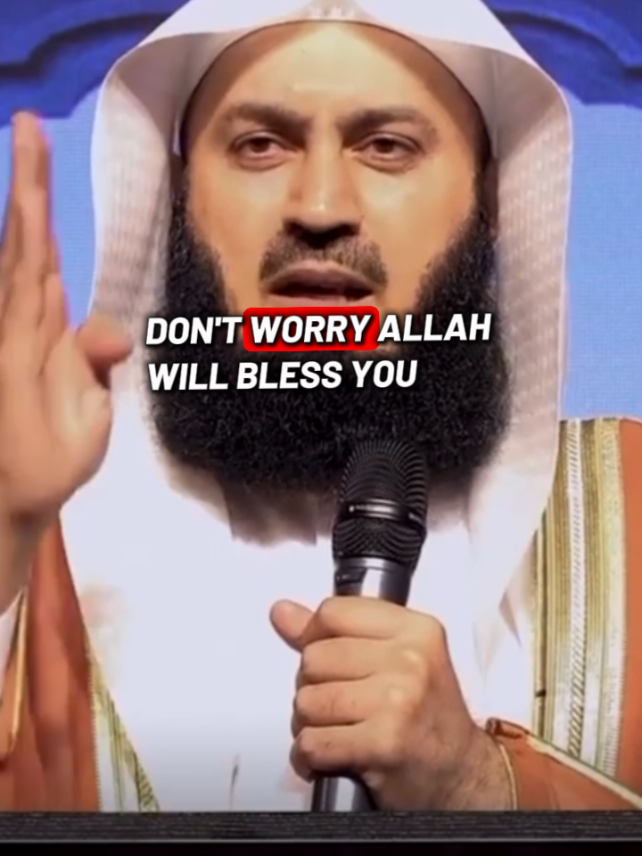 Don't worry ALLAH will bless you 🤲 💯 #sultanarsalan56 #muftimenk #muftimenkofficial #treading #500k #1millionaudition #allah❤️ #quran #islamicinspiration 