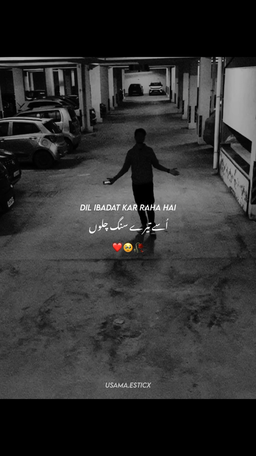 Dil Ibadat Kar Raha Hai ❤️🥹🥀 #usama_esticx #foryou #fyp #foryoupage #growaccount #1millionaudition 