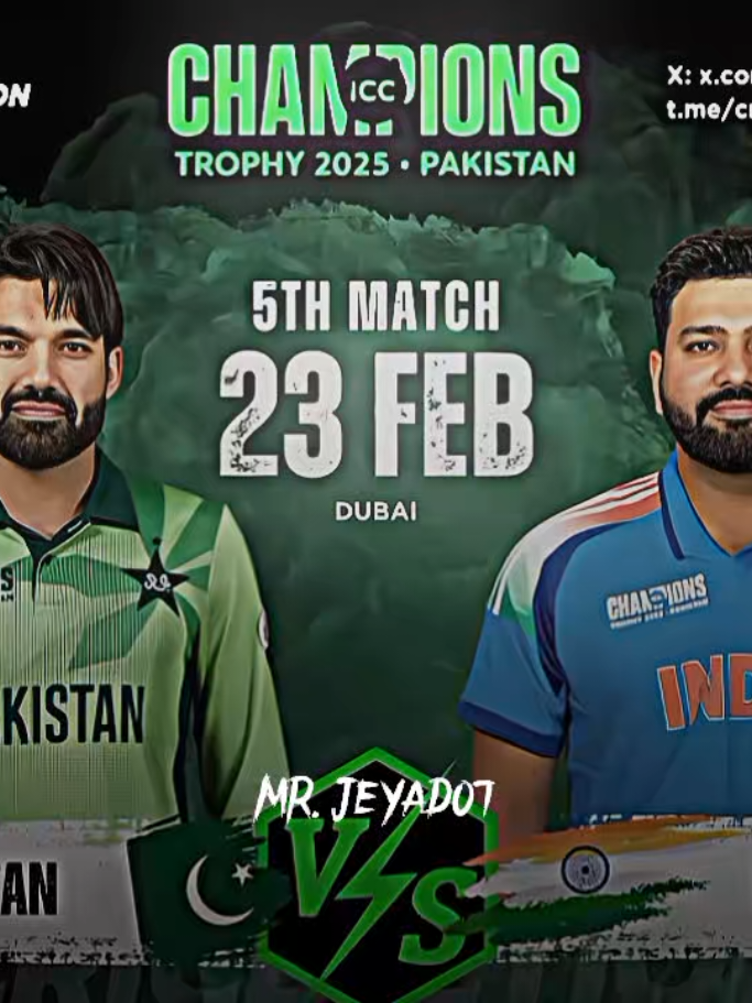 Just One Day Left🥶🔥⚡#mr_jeyad07 #fypシ #cricket #championstrophy #sports #cricketedits #editing #pakvsindia #viralvedio #edits  #plzsupport #newaccount