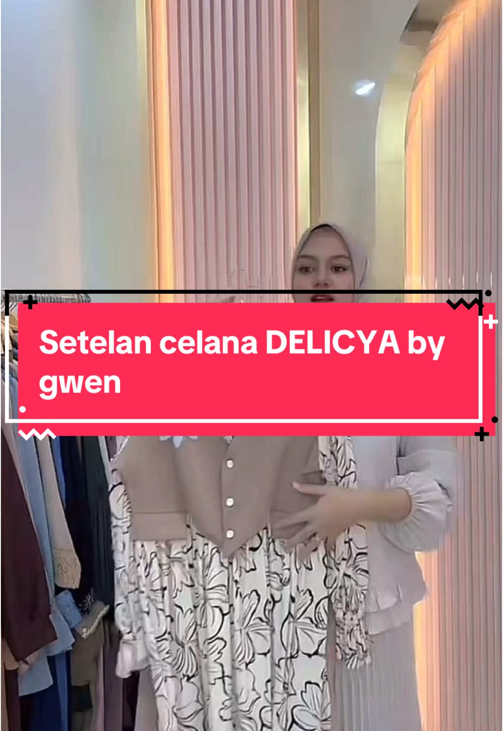 Setelan celana DELICYA by gwen#gwenza #dress #gamis #cantikbanget #fypシ #fyppppppppppppppppppppppp 