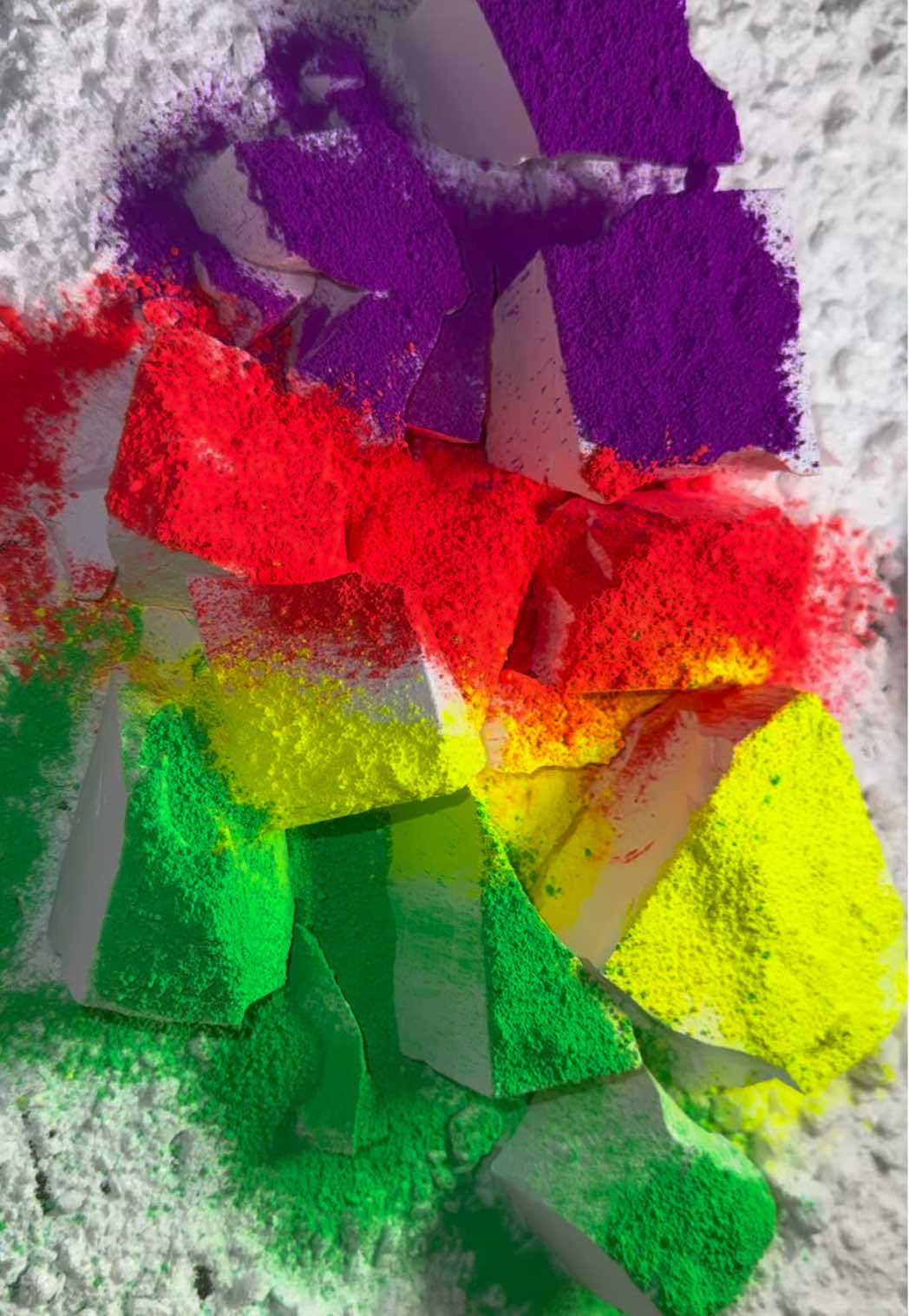 Little Colorful Crush - Teletubies ✨💜💛💚❤️ 💜❤️💛💚 #asmr #gymchalk #asmrsounds #colorful #satisfying 
