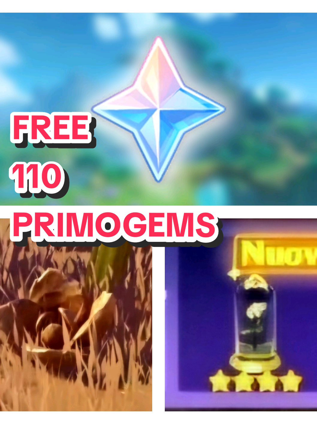 FREE 110 Primogems #genshin #primogems #hoyoverse #hoyocreators #sumeru 