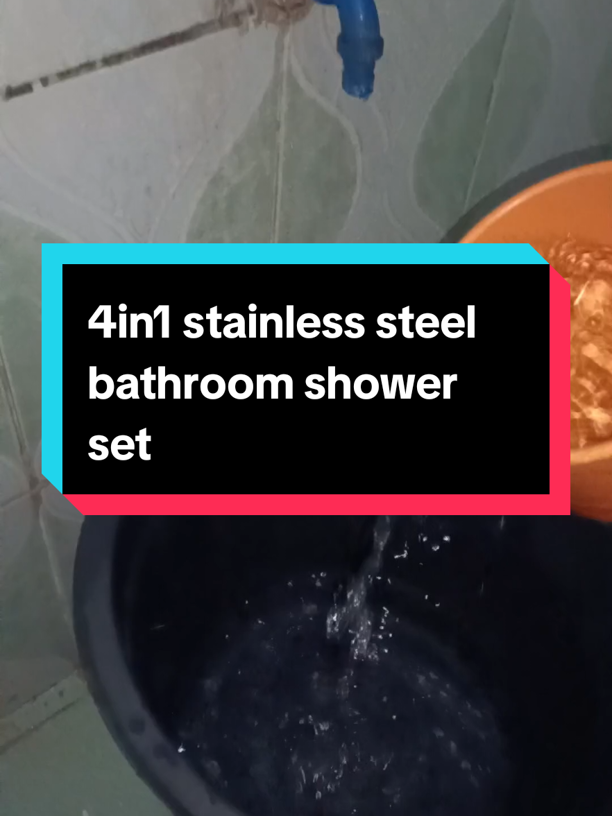 4in1 stainless steel bathroom shower set #bathroomshowerset #stainlesssteelshowerset #tiktokviralvideo #tiktokshopph #tiktokfyp 