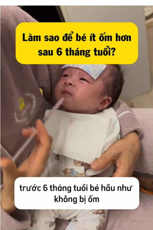 Làm sao để bé ít ốm hơn sau 6 tháng tuổi? #embe #mevabe #nuoicon #mebim #mebimsua 