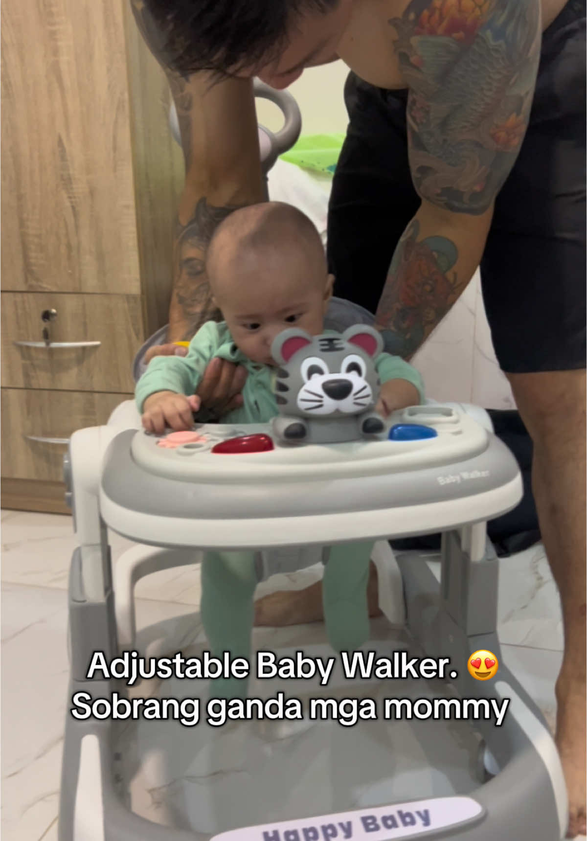 Nagustuhan ng anak ko 🥰 #babywalker #happybaby #babiesoftiktok #ftm #baby 