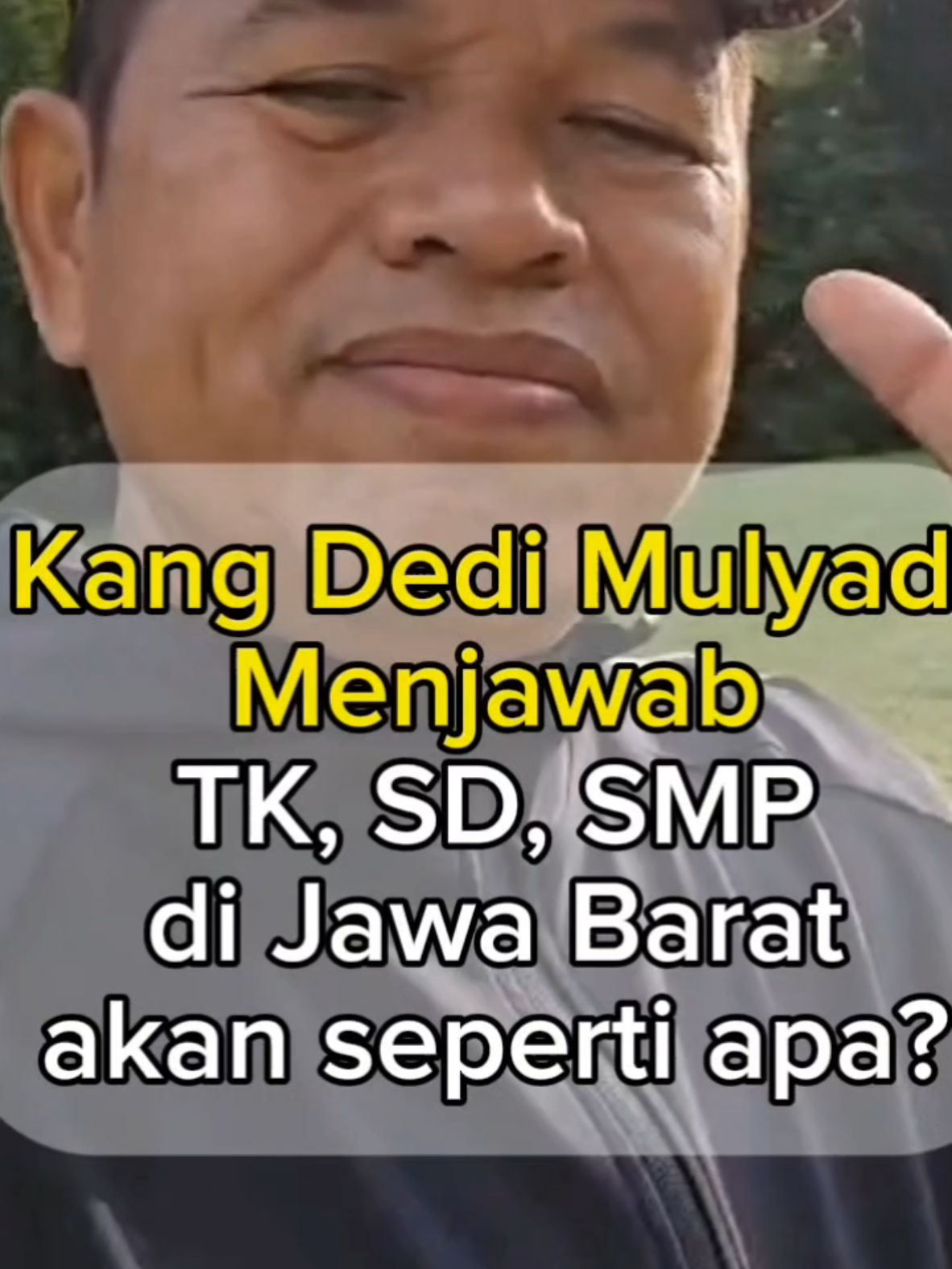 Setujukah anda? Berikut jawaban KDM mengenai banyak nya pertanyaan mengenai sekolah. Apakah anda setuju? #gubernurjabar #kdm #jawabarat #dedimulyadi #