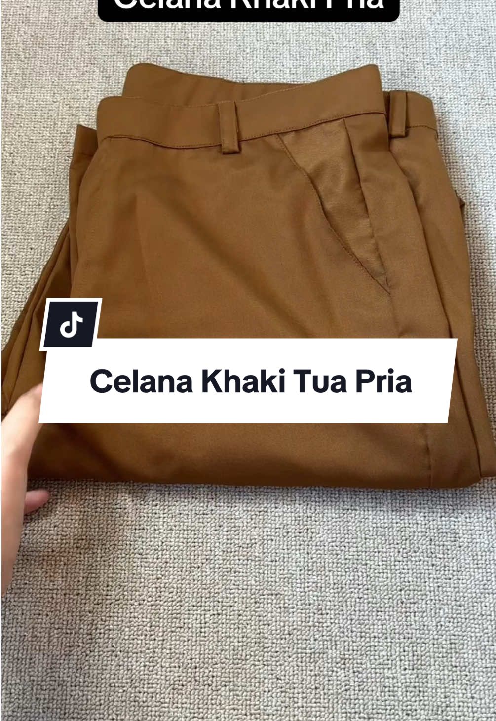 Celana khaki tua pria 🥰 Yang mau tau detail nya buruan cek videonya😍 #celanakhaki #celanapria #pns #asn #pemda 