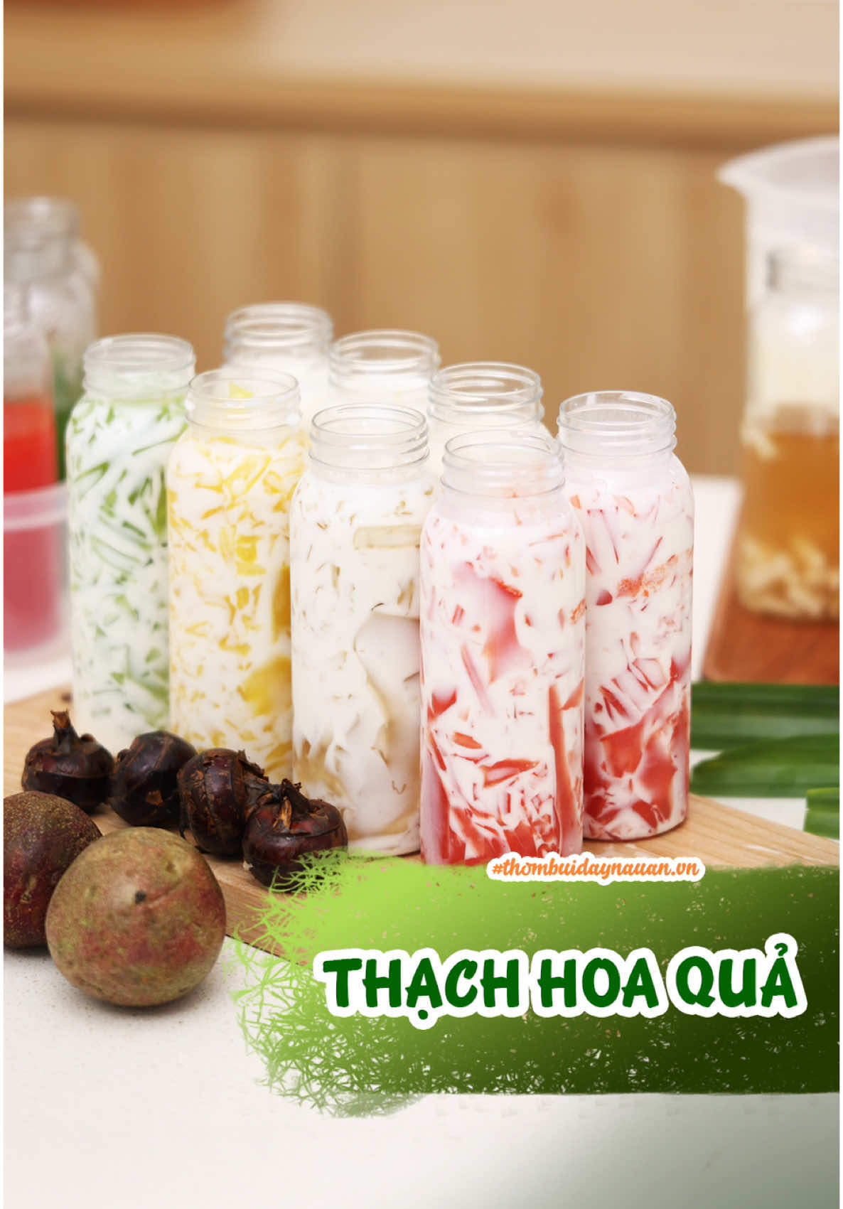 Sữa dừa hôm trước mình uống cùng thạch xoài, thạch dưa hấu cũng ngon lắm nha! Chị em lưu lại công thức nè ❤️ #thombuidaynauan #ThơmBùi #daynghenguyetque #tiktokfood #kinhdoanhonline #LearnOnTikTok