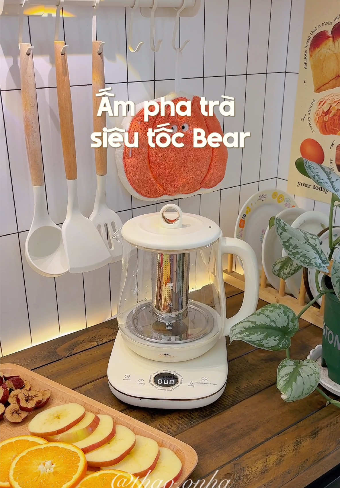Ấm pha trà nhà Bear siu xinh đang có voucher 30k mấy bà nhanh tay rinh về nha ✨ @Bear Vietnam Store #bearvietnamofficial #amphatra #thaoonha #Home #homedecor #fyp 
