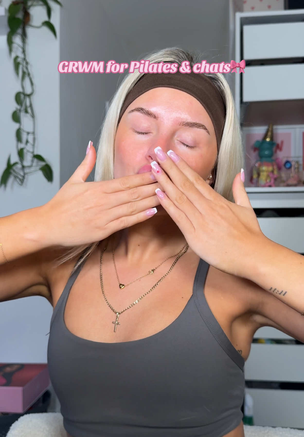 Pilates is my new favourite 🎀 #grwm #pilates 