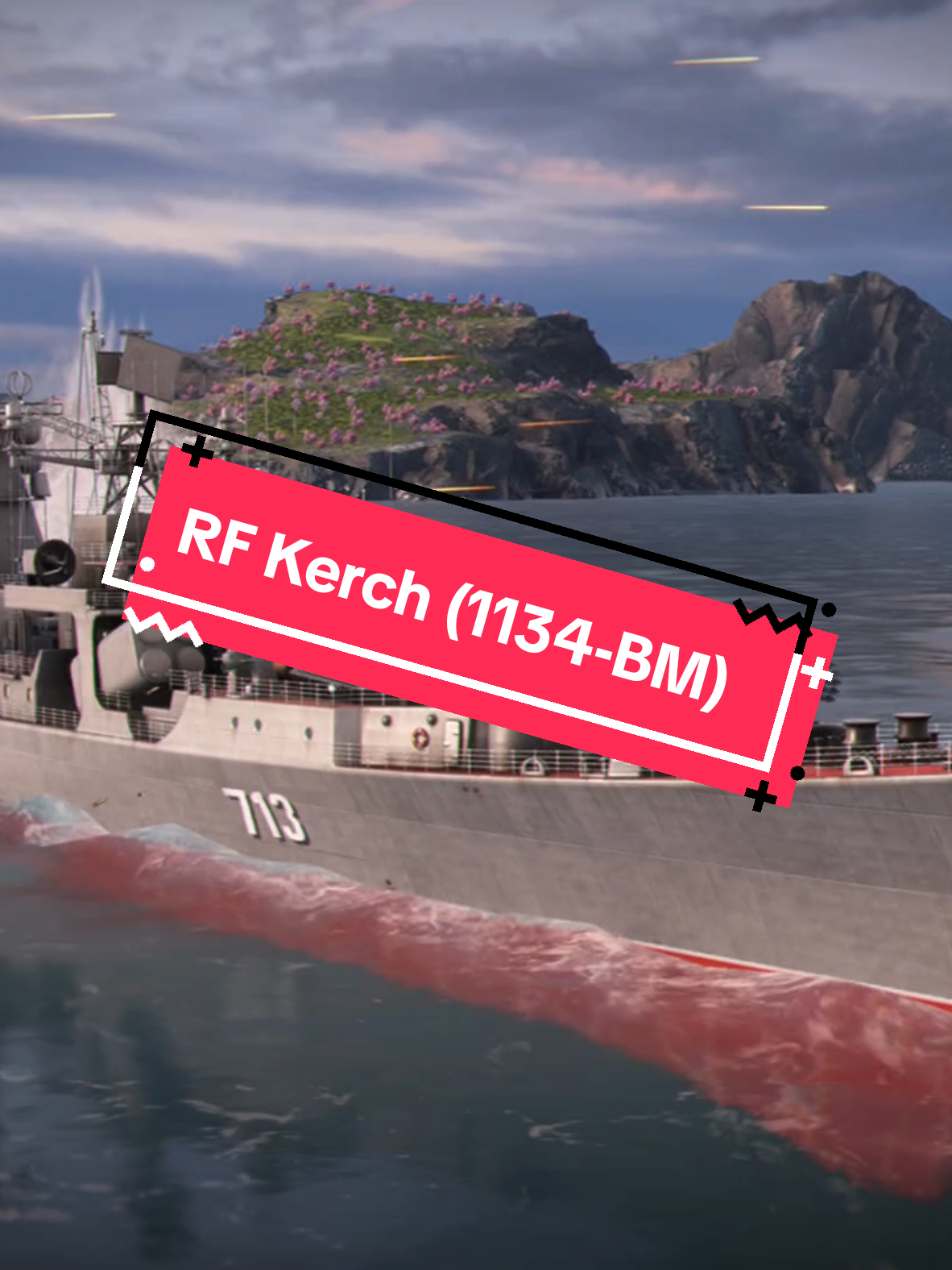 RF Kerch (1134-BM)  Vũ khí: Hệ thống tên lửa Kh-35 [2x1] Hệ thống tên lửa Kh-35 [2x1] Pháo AK-100-MR-114 (100 mm) [2x1] (đã khóa) Súng phóng lựu RBU-12000 (300 mm) [2x1] Súng phóng lựu RBU-12000 (300 mm) [2x1] Trực thăng Ka-58 Black Ghost [1x1] Hệ thống phòng không M-22 Uragan [3x1] Hệ thống phòng không Kashtan-M [5x1] Hệ thống phòng không S-300F Fort [2x1] (khóa)#modernwarships #modernwarshipsvietnam #spoiler #xuhuong #all  #CapCut 