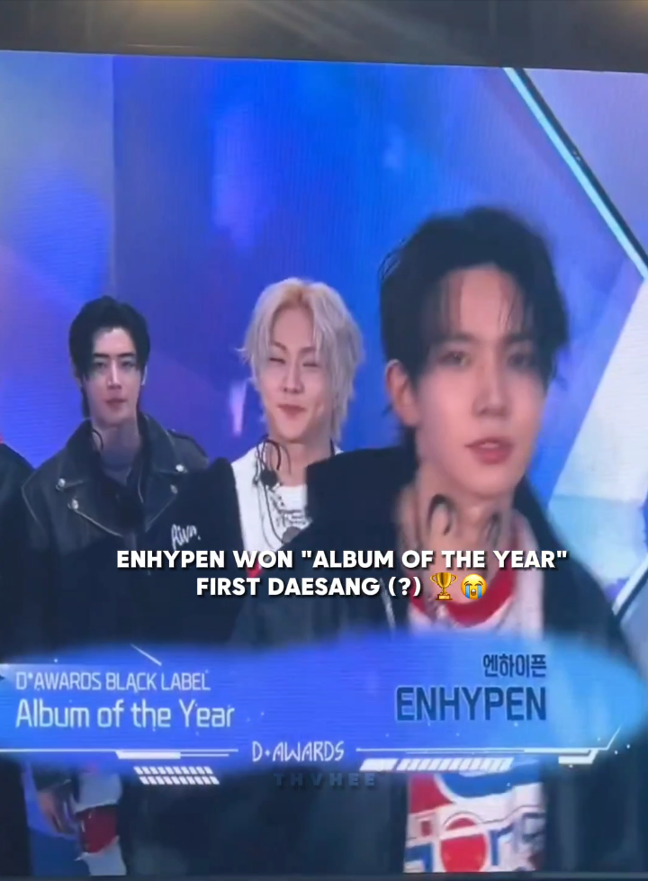 ENHYPEN FIRST DAESANG 😭🏆 (?) #enhypen #dawards #engene #fyp 